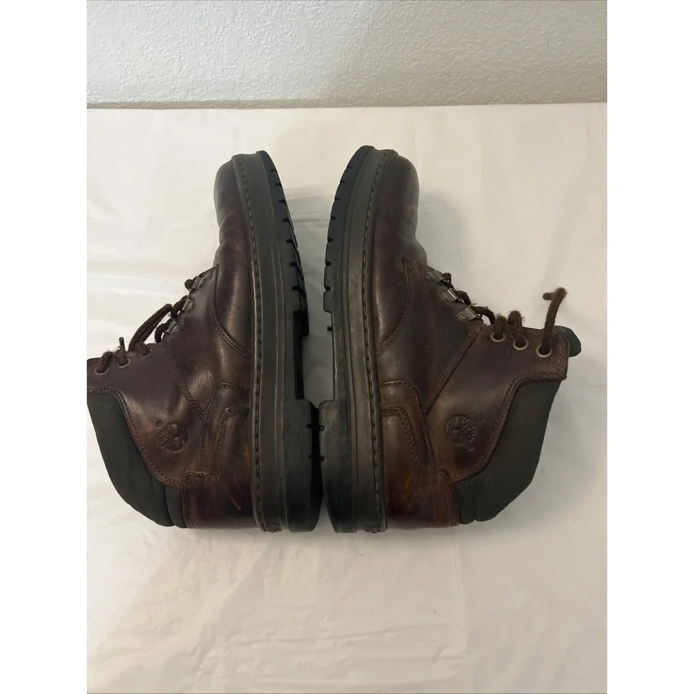 Timberland‎ Brown Leather Lace Up Hiking Trail Ankle Boots Size 9.5M 60066 1522